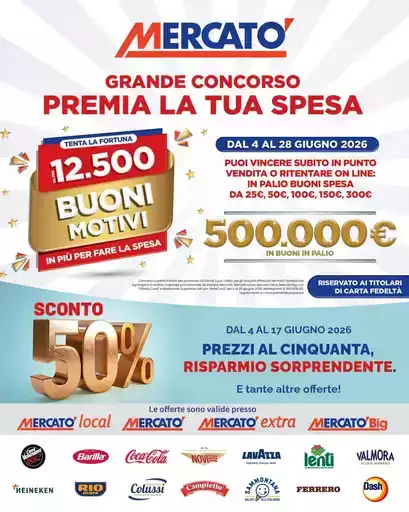 Premia la tua spesa Premia la tua spesa