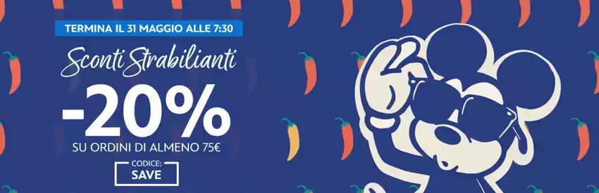 Sconti strabilianti -20% Sconti strabilianti -20%
