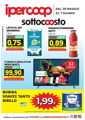 dal 29 MAGGIO al 7 GIUGNO