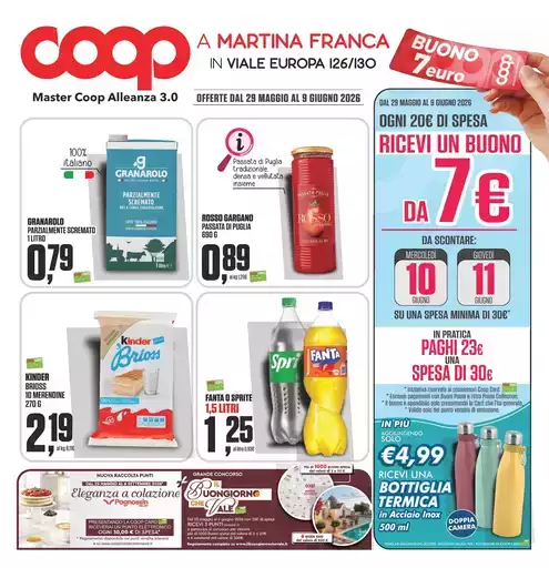 Offerte dal 29 maggio al 9 giugno 2026
