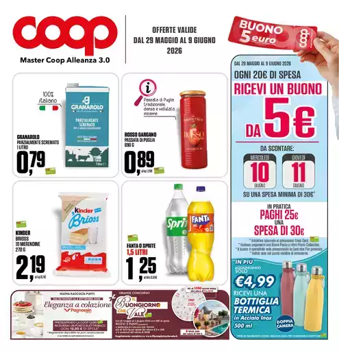 Offerte dal 29 maggio al 9 giugno 2026