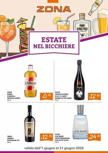 Zona per te! Estate nel bicchiere Zona per te! Estate nel bicchiere