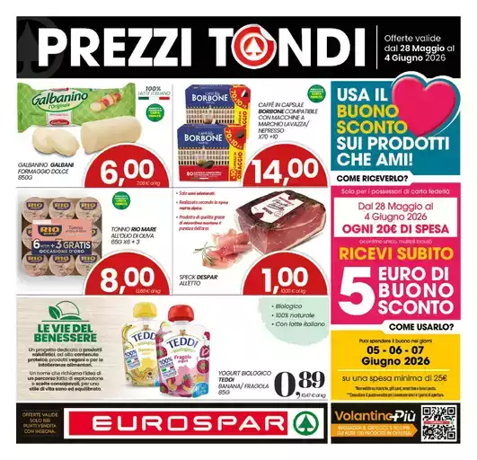 Prezzi tondi Prezzi tondi