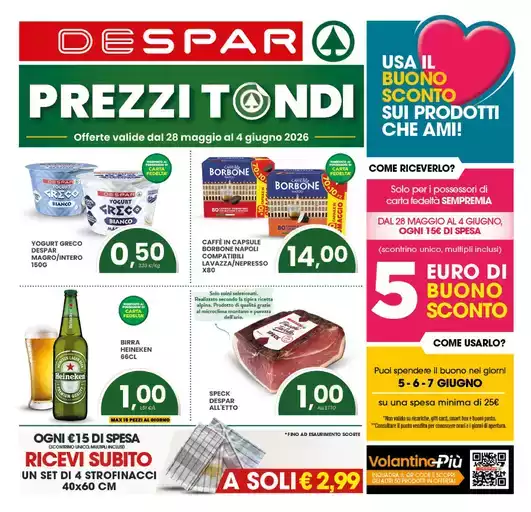 Prezzi tondi Prezzi tondi