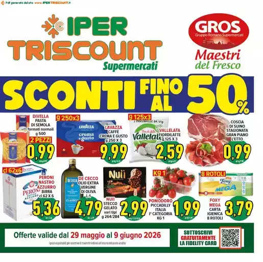 Sconti fino al 50%