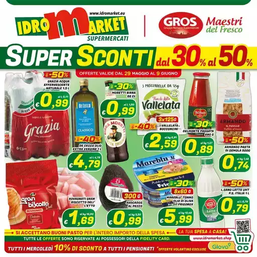 Super sconti dal 30% al 50% Super sconti dal 30% al 50%