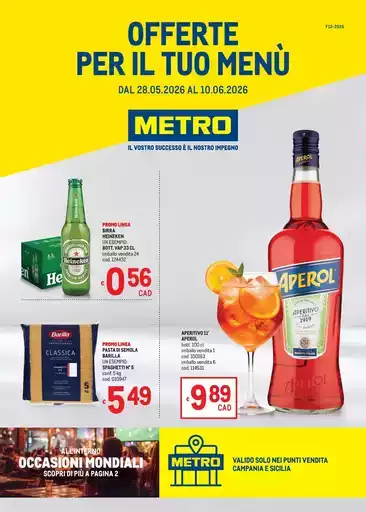 Offerte per il tuo menù - AREA 6