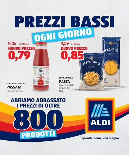Prezzi bassi ogni giorno Prezzi bassi ogni giorno