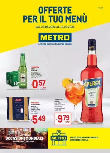 Offerte per il tuo Menù - AREA 5 Offerte per il tuo Menù - AREA 5