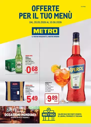 Offerte per il tuo Menù - AREA 2