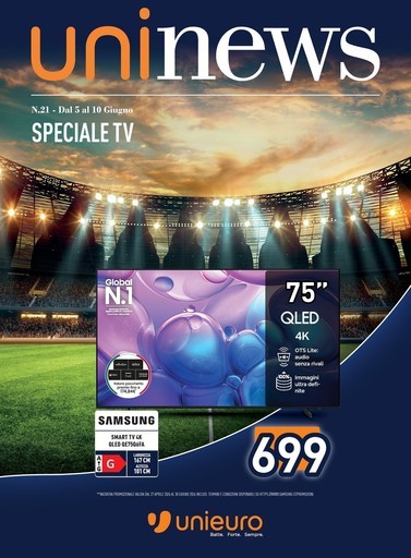 Speciale TV da Unieuro! Speciale TV da Unieuro!