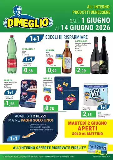 DALL’1 GIUGNO AL14 GIUGNO 2026