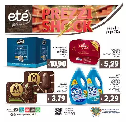 Prezzi shock