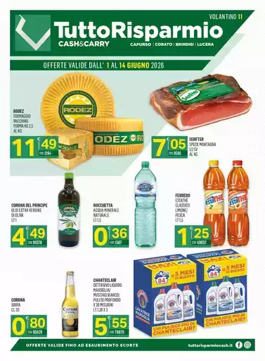 Offerte dal 1 al 14 giugno 2026