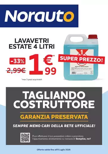 Tagliando costruttore