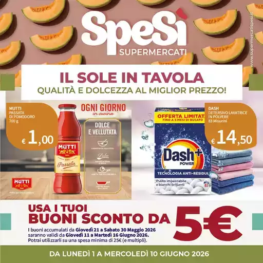Il sole in tavola