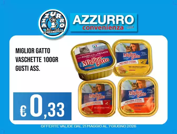 Offerte valide dal 21 maggio al 7 giugno 2026