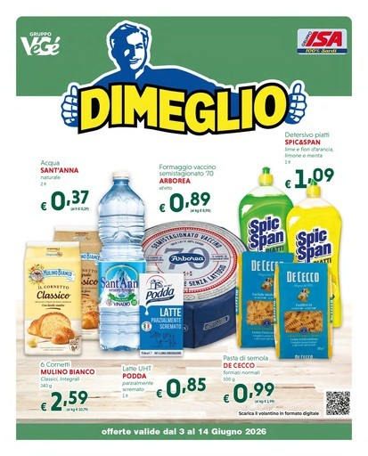 Offerte valide dal 3 al 14 Giugno 2026