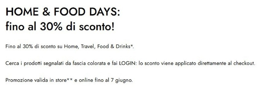 Fino al 30% di sconto!