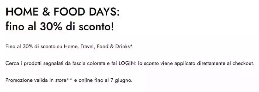 Fino al 30% di sconto!
