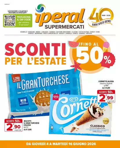 Sconti 50% per l'estate Sconti 50% per l'estate