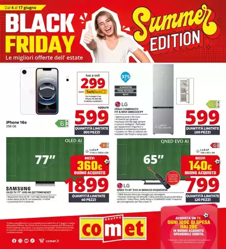 Summer Black Friday da Comet!