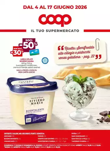 Dal 4 al 17 giugno 2026 Dal 4 al 17 giugno 2026