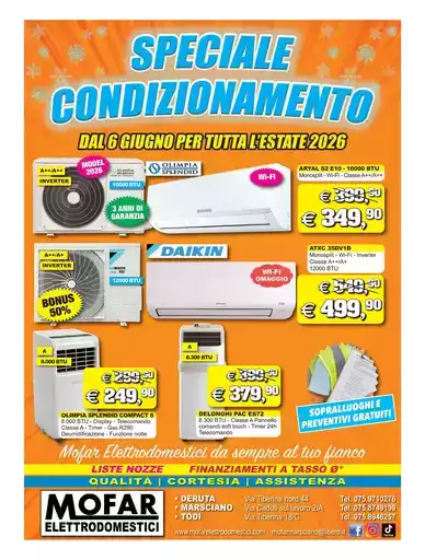 Speciale condizionamento Speciale condizionamento