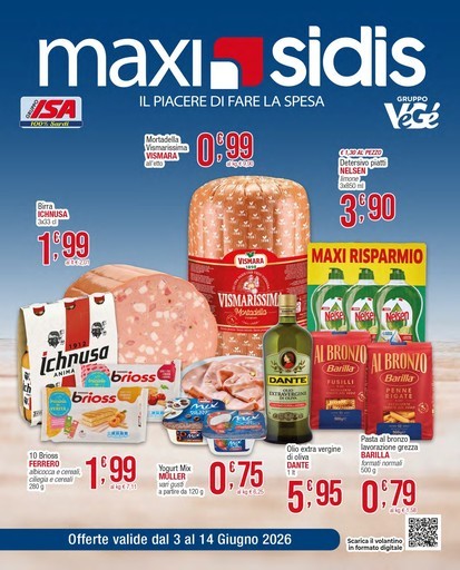 Offerte valide dal 3 al 14 giugno 2026