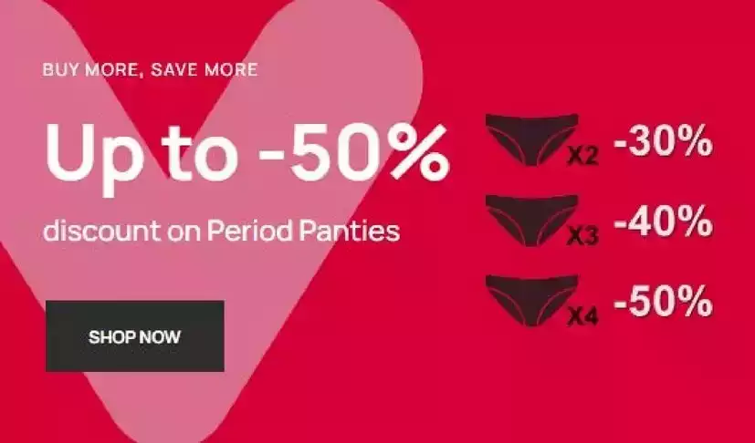 Period panties -50%