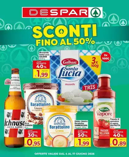 Sconti fino al 50%