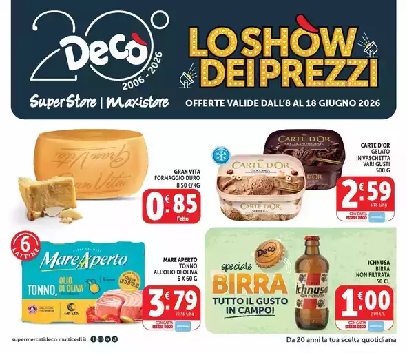Lo show dei prezzi Lo show dei prezzi