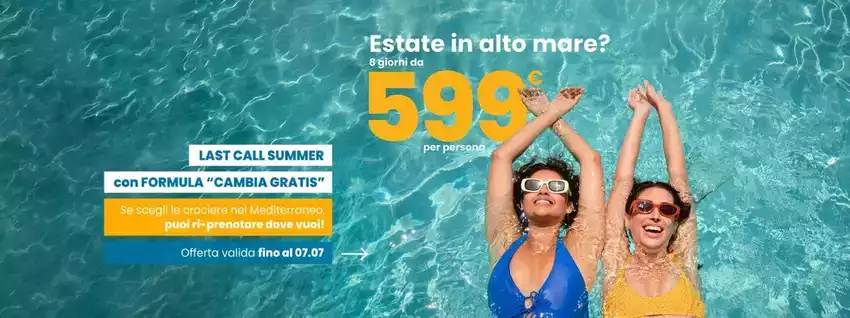 Estate in alto mare?