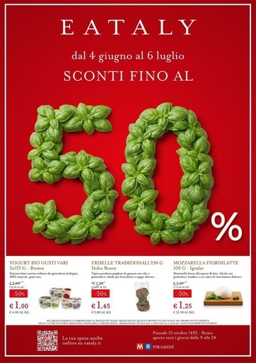 Sconti fino al 50%