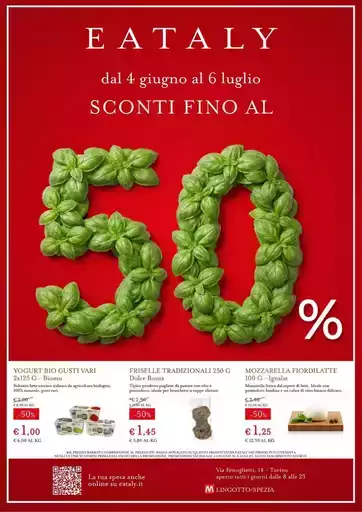 Sconti fino al 50%