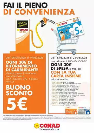 BUONO SCONTO 5€ DISTRIBUTORE BOLOGNA