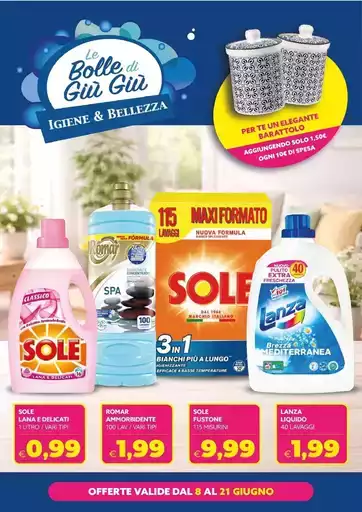 Offerte valide 8 al 21 giugno
