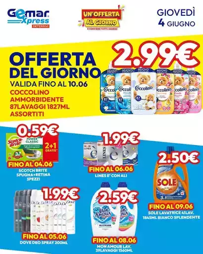 Offerte del giorno Offerte del giorno