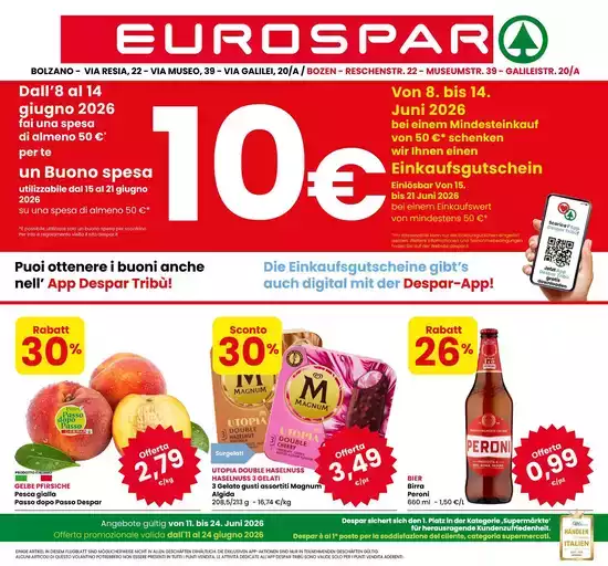 Offerte dal 11 al 24 Giugno Offerte dal 11 al 24 Giugno