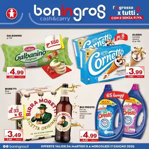 Offerte valide dal martedi 9 a mercoledi 17 giugno Offerte valide dal martedi 9 a mercoledi 17 giugno