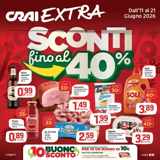 Sconti fino al 40% Sconti fino al 40%