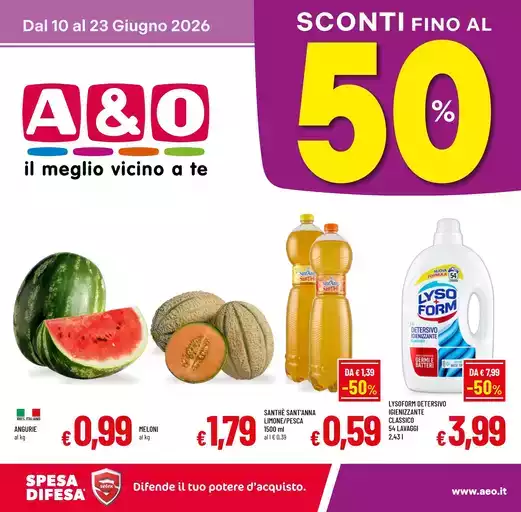 Sconti fino al 50%