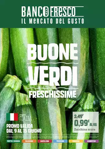 Buone verdi freschissime