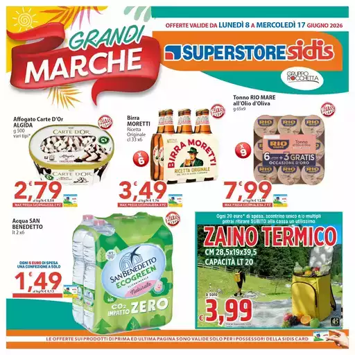 OFFERTE VALIDE DA LUNEDÌ 8 A MERCOLEDÌ 17 GIUGNO 2026 OFFERTE VALIDE DA LUNEDÌ 8 A MERCOLEDÌ 17 GIUGNO 2026