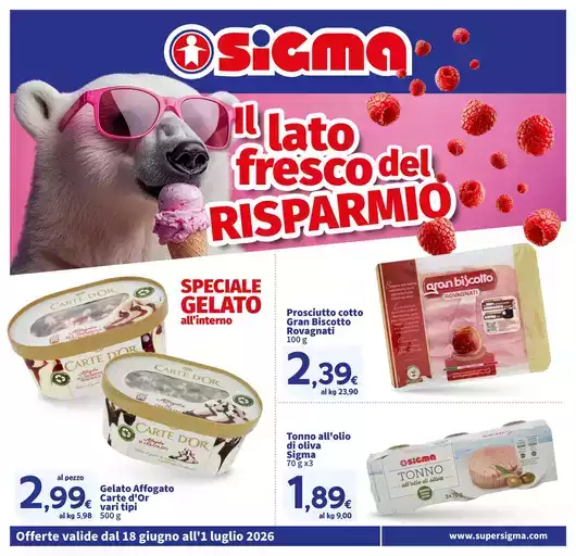 Il lato fresco del risparmio , Sigma Il lato fresco del risparmio , Sigma