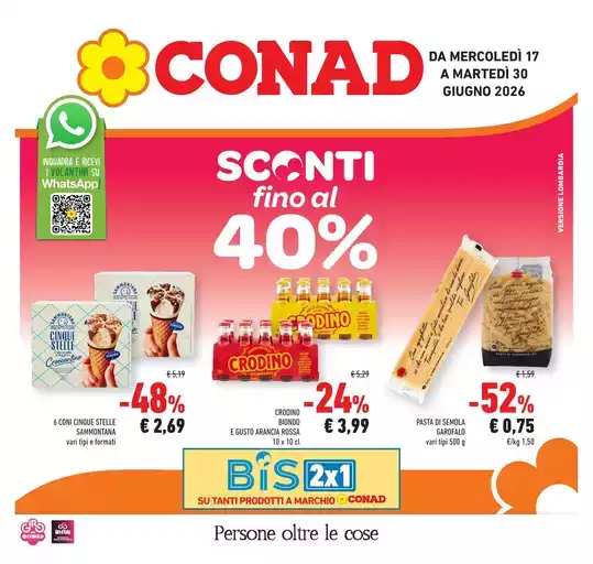 Sconti fino al 40%