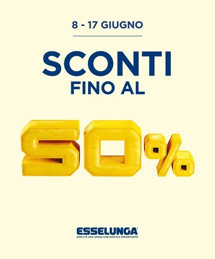 Sconti fino al 50%