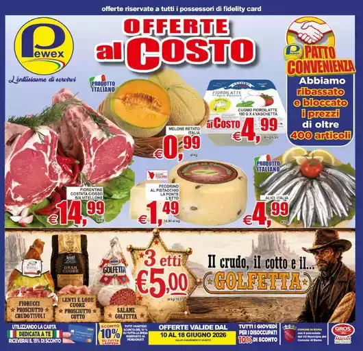 Offerte al costo Offerte al costo