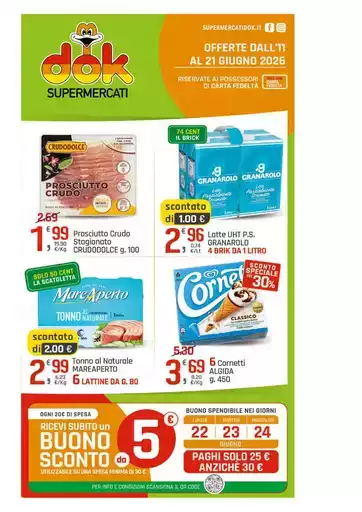 Offerte dall'11 al 21 giugno 2026 Offerte dall'11 al 21 giugno 2026