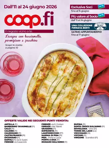 Dall'11 al 24 giugno 2026 Dall'11 al 24 giugno 2026